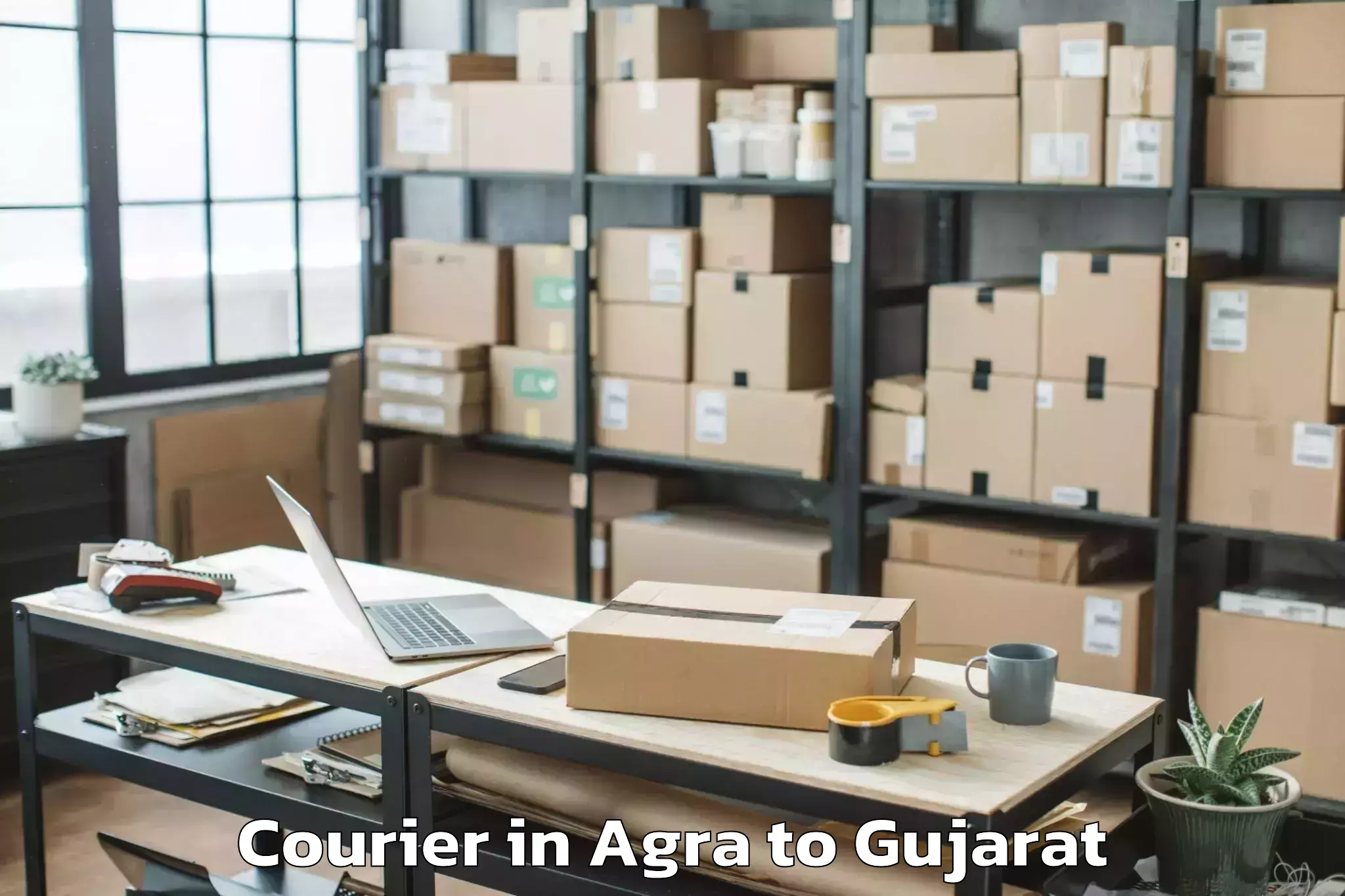 Get Agra to Vijapur Courier